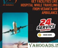 Obtain Vedanta Air Ambulance in Kolkata with World-Level Medical Amenities