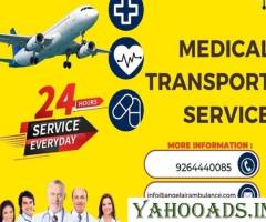 Book Superlative Ventilator Support Air Ambulance Service in Ranchi