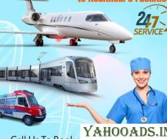 Take Advanced Panchmukhi Air Ambulance Services in Guwahati with Medical Assistance - 1