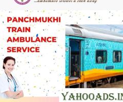 Get Panchmukhi Train Ambulance Service in Allahabad with Specialist Paramedic Team