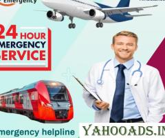 Hire Falcon Emergency Train Ambulance Services in Jaipur with a Defibrillator Setup at a Low Fee - 1