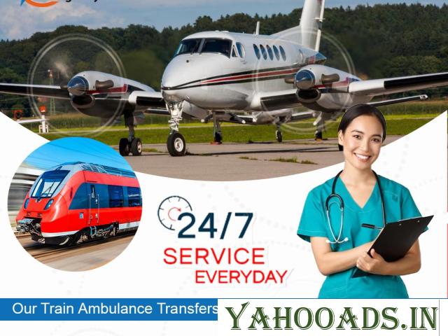 Utilize Falcon Emergency Train Ambulance Services in Bagdogra with an Advanced Oxygen Cylinder - 1
