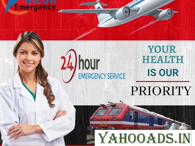 Avail of Maintain and Care Patient Transfer by Falcon Emergency Train Ambulance Services in Siliguri - 1