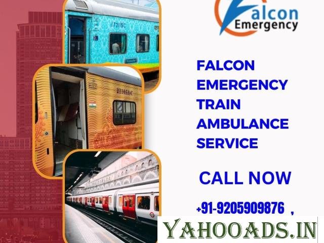 Choose Falcon Emergency Train Ambulance Services in Raipur with a state-of-the-art ICU Setup - 1