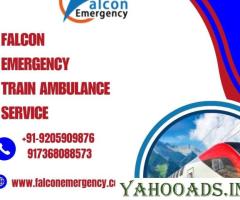 Select Falcon Emergency Train Ambulance Services in Jaipur with a Medical Device at a Low Fee