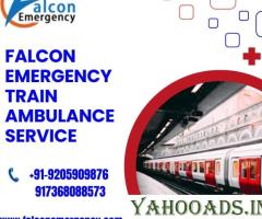 Gain Emergency Patient  Conveyance by Falcon Emergency Train Ambulance Services in Bagdogra - 1