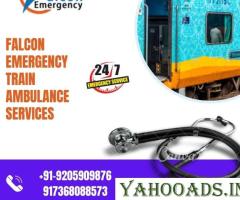 Get  Falcon Emergency Train Ambulance Services in Patna  with a Life-care Medical Team - 1