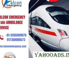 Avail of Train Ambulance Service in Patna by Falcon Emergency with the best Medical Facilities