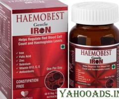 HealthBest Haemobest Capsules Iron Supplement - 1