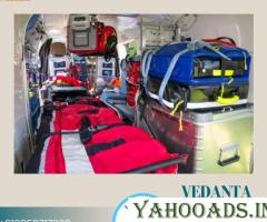 Take Advanced Vedanta Air Ambulance Services in Raipur for Complete Medical Care