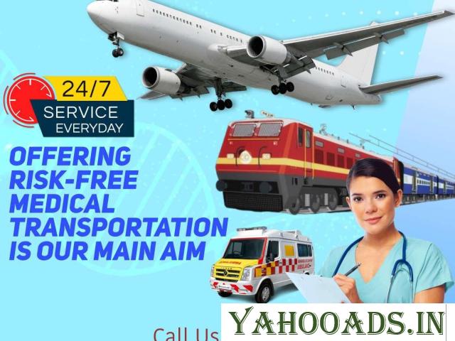 Hire First Class Panchmukhi Air Ambulance Services in Ranchi with Ventilator Support - 1