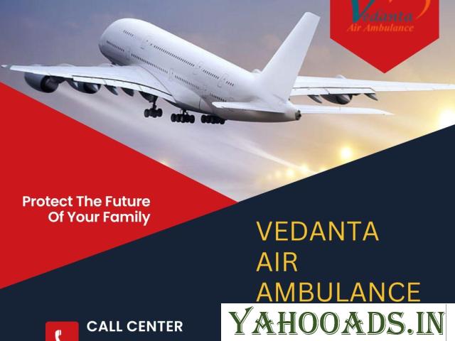 Avail Offering Risk-Free  Medical Transportation through Vedanta Air Ambulance Service in Rajkot - 1