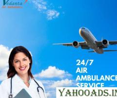 Hire Trusted Vedanta Air Ambulance Service in India for Advanced Patient Transfer - 1