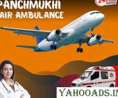 Get Low-Cost Panchmukhi Air Ambulance Services in Kolkata with Medical Assistance