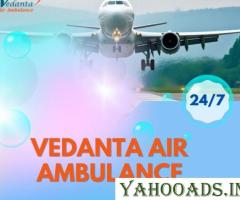 Avail Vedanta Air Ambulance Service with ICU Jet in Silchar